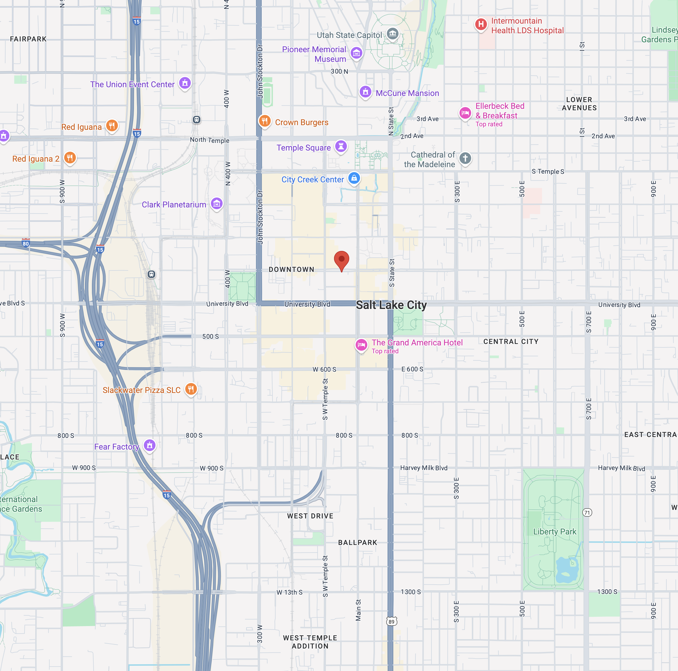 Map of Dexterity Salon